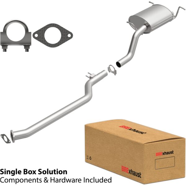 BRExhaust 2003-2006 Hyundai Santa Fe V6 3.5L Direct-Fit Replacement Exhaust System