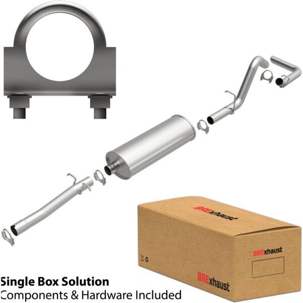 BRExhaust 2000-2003 Dodge Dakota V6 3.9L Direct-Fit Replacement Exhaust System