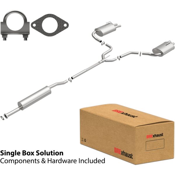 BRExhaust 2004-2008 Nissan Maxima V6 3.5L Direct-Fit Replacement Exhaust System