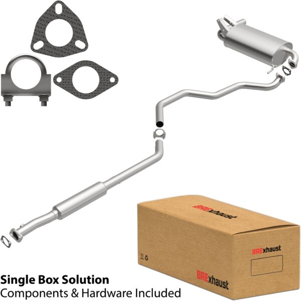 BRExhaust 2003-2006 Mitsubishi Outlander L4 2.4L Direct-Fit Replacement Exhaust System