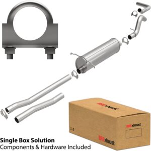 BRExhaust 2000-2003 Dodge Dakota Direct-Fit Replacement Exhaust System