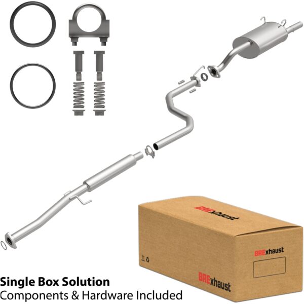 BRExhaust 1994-2001 Acura Integra L4 1.8L Direct-Fit Replacement Exhaust System