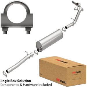 BRExhaust 2000-2003 Dodge Dakota Direct-Fit Replacement Exhaust System