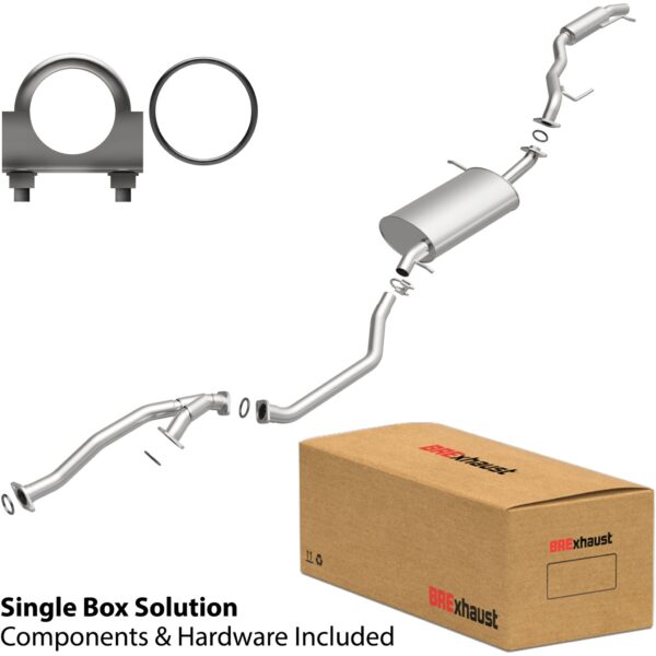 BRExhaust 2002-2006 Mazda MPV V6 3.0L Direct-Fit Replacement Exhaust System