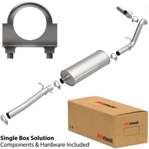 BRExhaust 2000-2003 Dodge Dakota V6 3.9L Direct-Fit Replacement Exhaust System