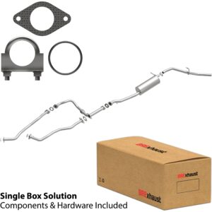 BRExhaust 1999-2000 Nissan Frontier V6 3.3L Direct-Fit Replacement Exhaust System