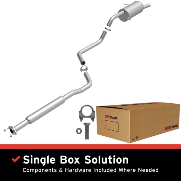 BRExhaust 1999-2003 Mazda Protégé, Protégé5 Direct-Fit Replacement Exhaust System