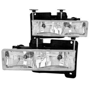 ANZO USA Crystal Headlight Set