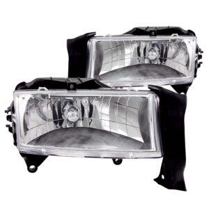 ANZO USA Crystal Headlight Set