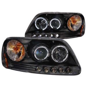 ANZO USA Projector Headlight Set w/Halo