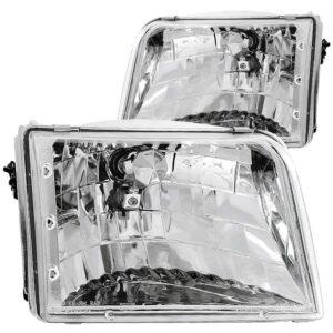 ANZO USA Crystal Headlight Set