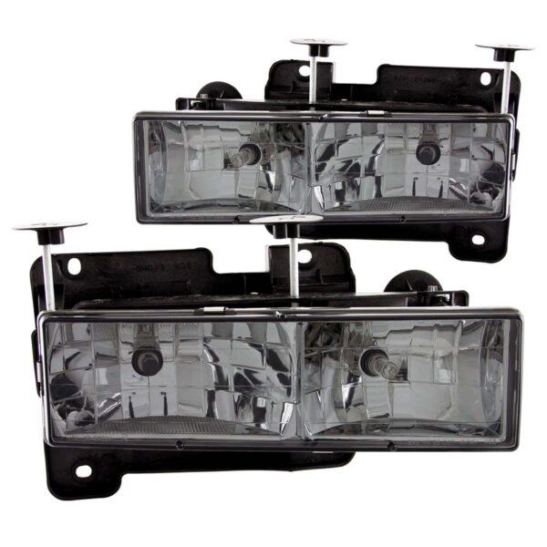 ANZO USA Crystal Headlight Set