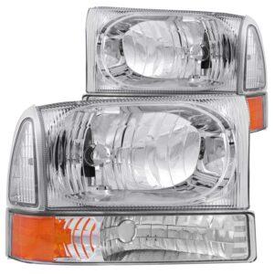 ANZO USA Crystal Headlight Set