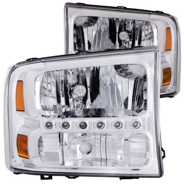 ANZO USA Crystal Headlight Set