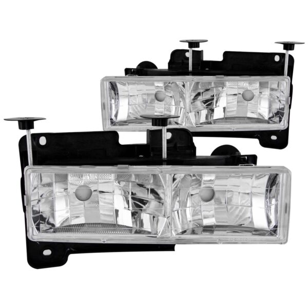 ANZO USA Crystal Headlight Set