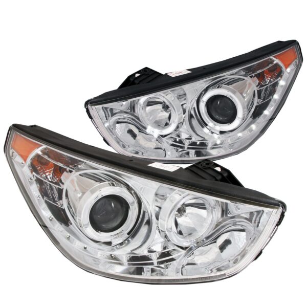 ANZO USA Projector Headlight Set w/2 Halos