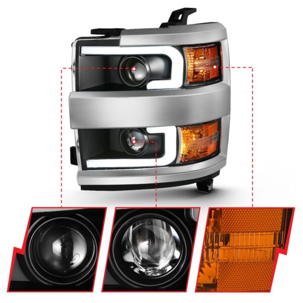 ANZO USA Projector Headlight Set