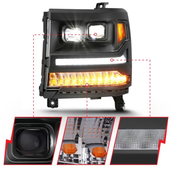 ANZO USA Led Projector Headlights