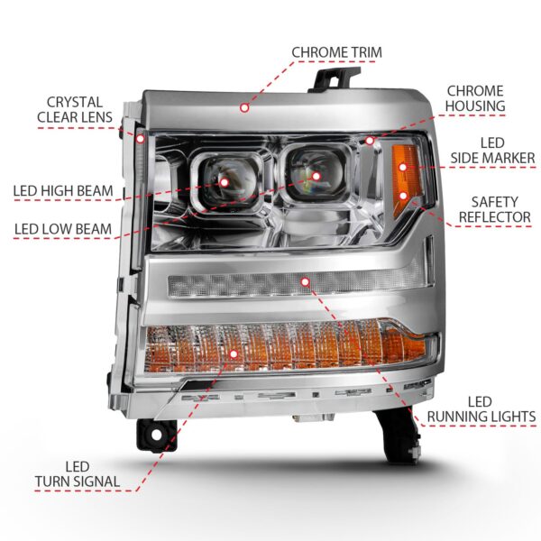 ANZO USA Led Projector Headlights