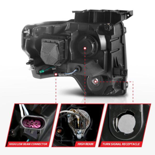 ANZO USA Projector Headlight Set