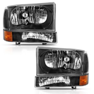 ANZO USA Crystal Headlight Set