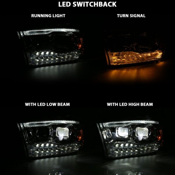 ANZO USA Crystal Headlight Set