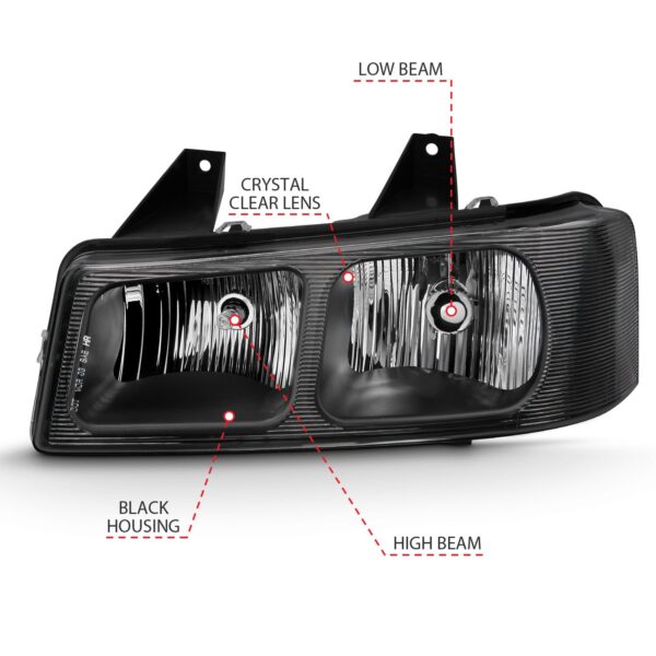 ANZO USA Crystal Headlights