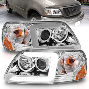 ANZO USA Crystal Headlight Set