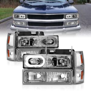 ANZO USA Crystal Headlight Set