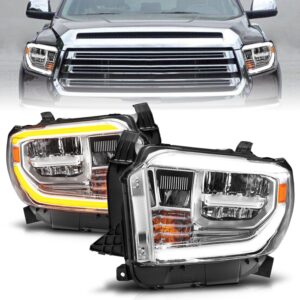 ANZO USA LED Crystal Headlight Set