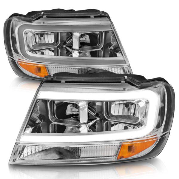 ANZO USA Crystal Headlight Set