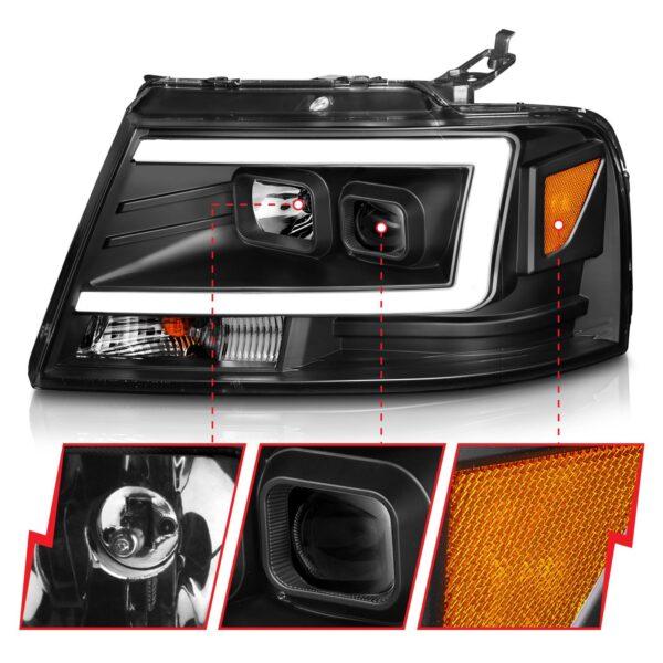 ANZO USA Projector Headlight Set