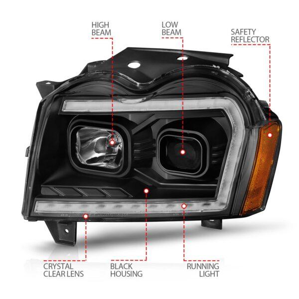 ANZO USA Projector Headlight Set