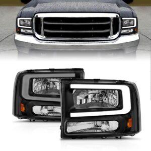 ANZO USA Crystal Headlight Set