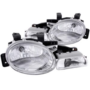 ANZO USA Crystal Headlight Set