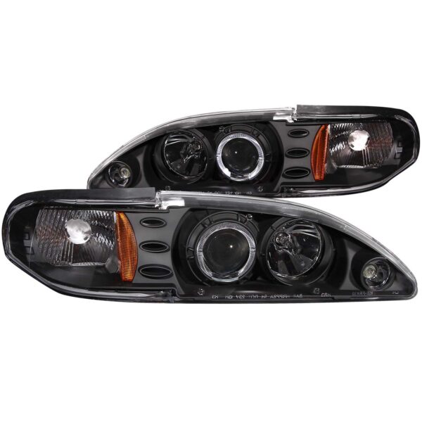 ANZO USA Projector Headlight Set w/Halo