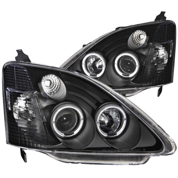 ANZO USA Projector Headlight Set w/Halo