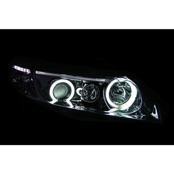 ANZO USA Projector Headlight Set w/Halo