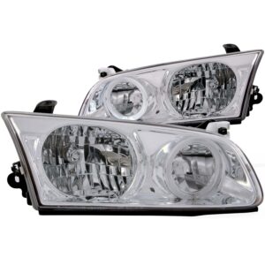 ANZO USA Crystal Headlight Set w/Halo