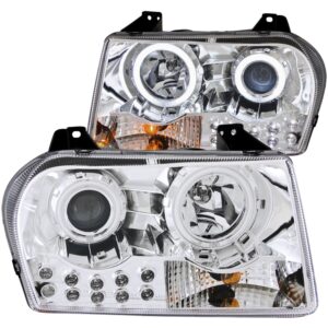 ANZO USA Projector Headlight Set w/Halo