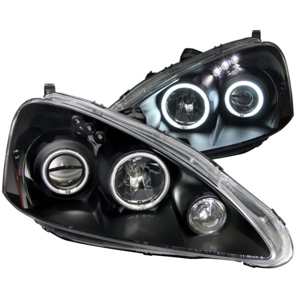 ANZO USA Projector Headlight Set w/Halo