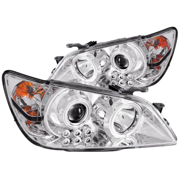 ANZO USA Projector Headlight Set w/Halo