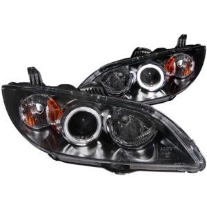 ANZO USA Projector Headlight Set w/Halo