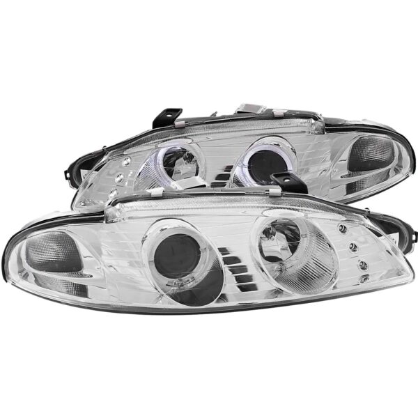 ANZO USA Projector Headlight Set w/2 Halos