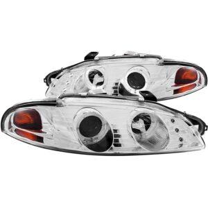 ANZO USA Projector Headlight Set w/2 Halos