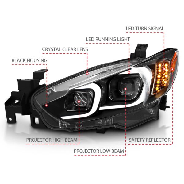 ANZO USA Projector Headlight Set