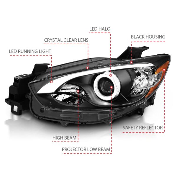 ANZO USA Projector Headlight Set