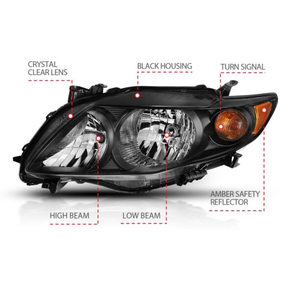 ANZO USA Crystal Headlights