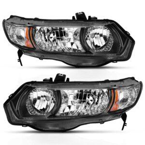 ANZO USA Crystal Headlight Set