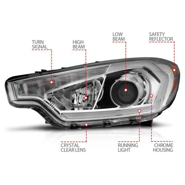 ANZO USA Projector Headlight Set